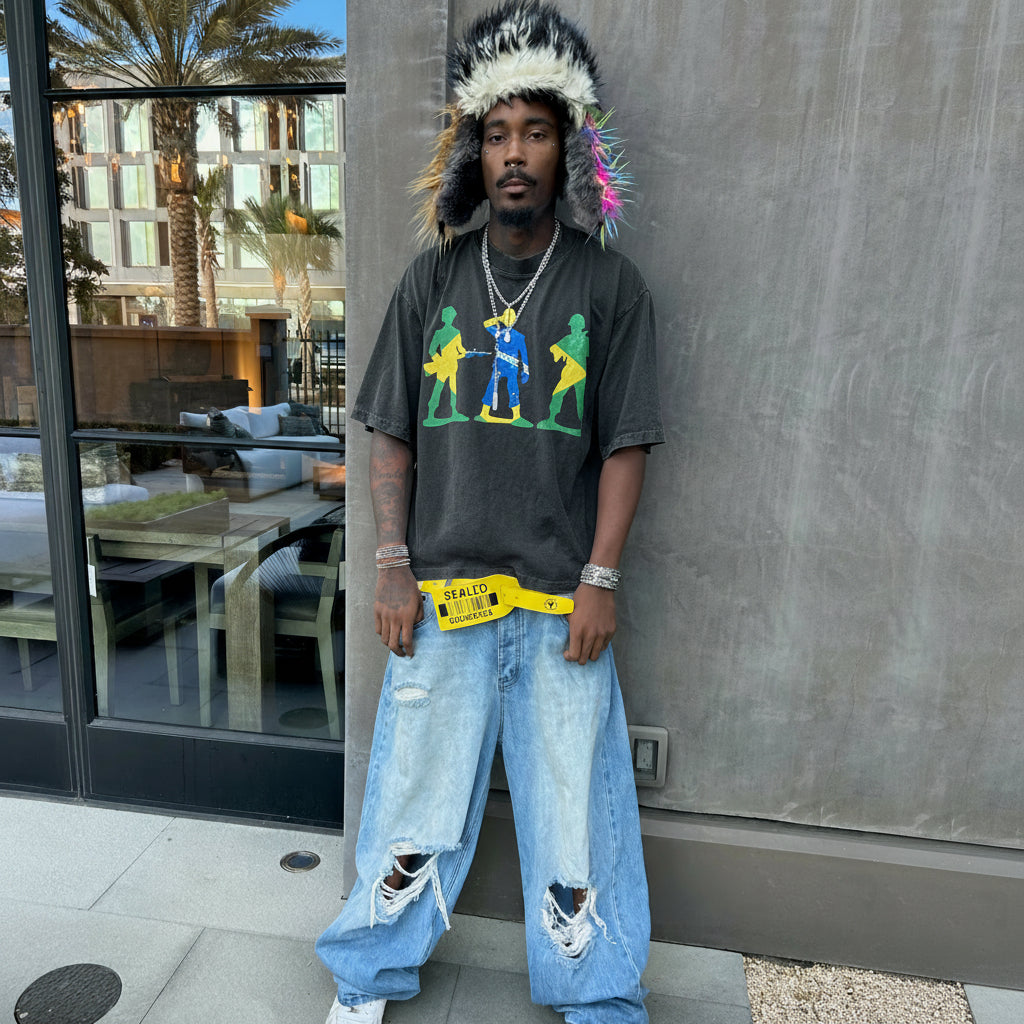 Brazil Soldier T Shirt *Baggy Fit*