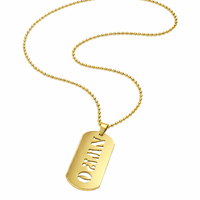NWIO DOG TAG GOLD