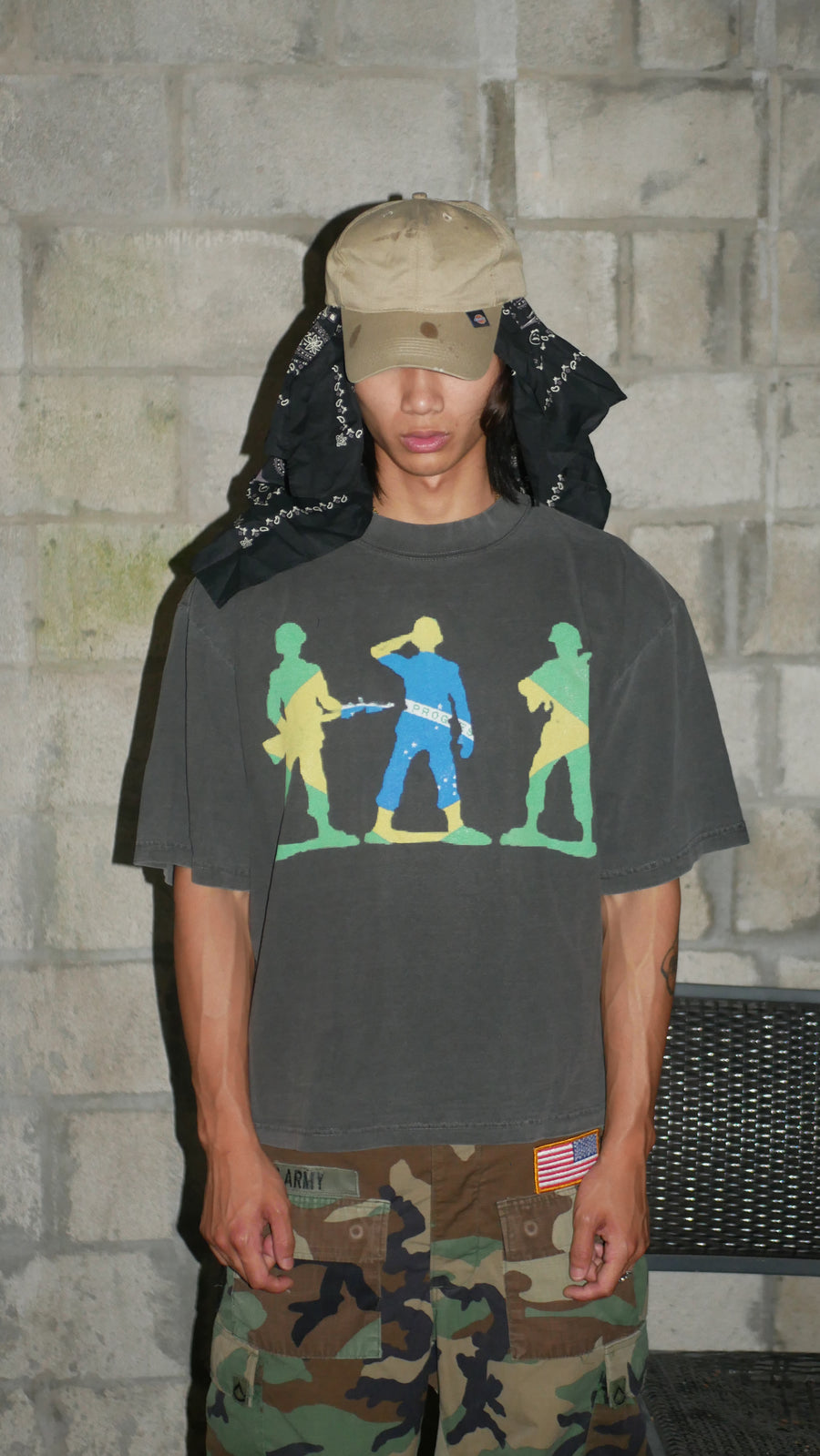 Brazil Soldier T Shirt *Baggy Fit*