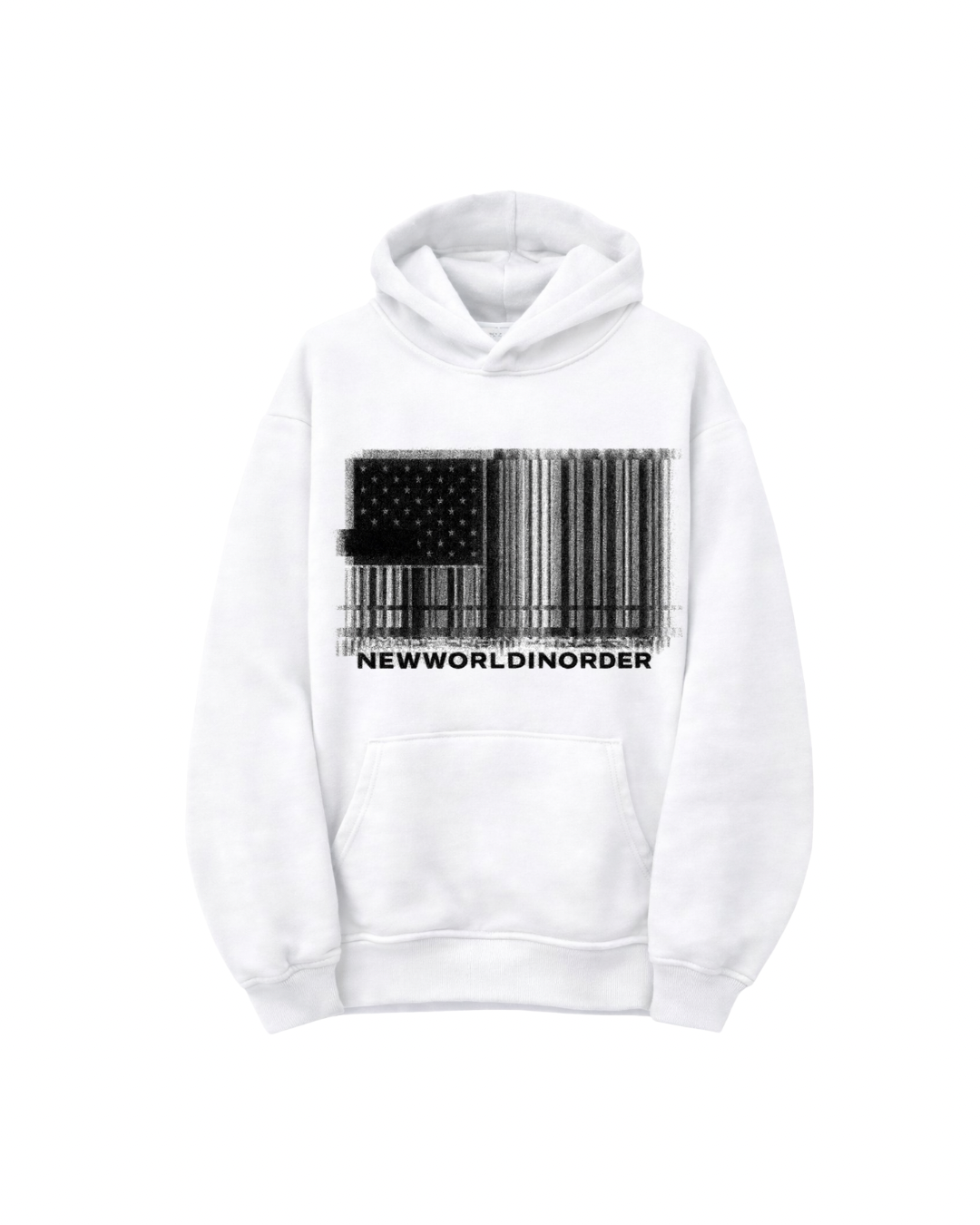 BLACK AMERICA FLAG HOODIE