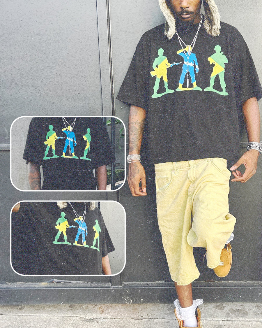 Brazil Soldier T Shirt *Baggy Fit*