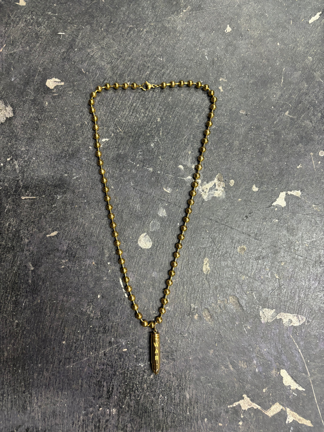 Gold Bullet Chain