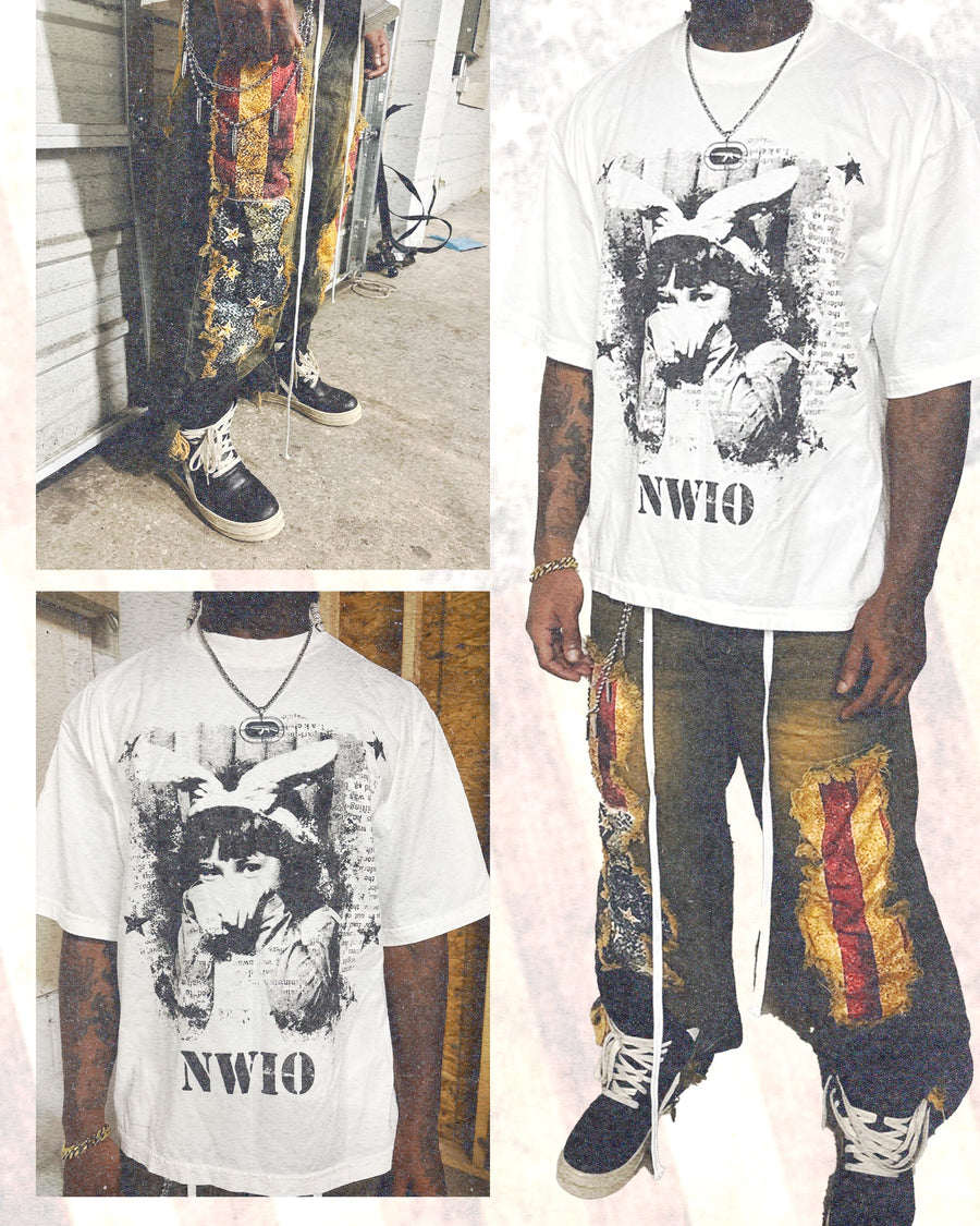 Vintage bunny tee *baggy fit*