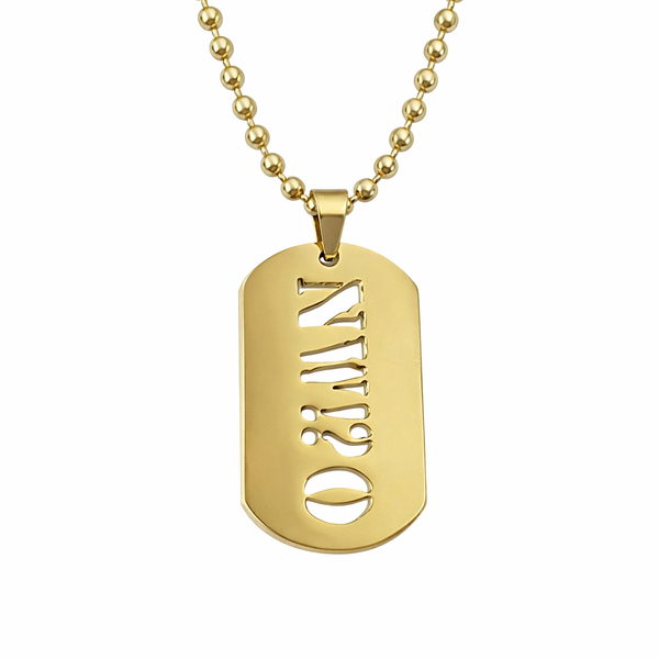 NWIO DOG TAG GOLD