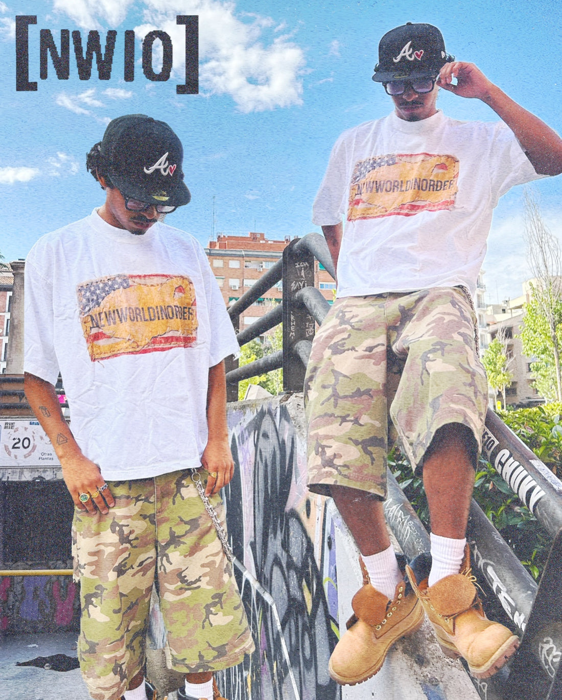 AMERICA FLAG TEE *Baggy Fit*