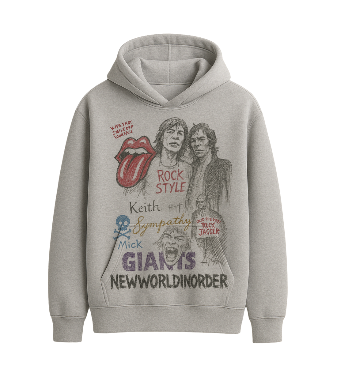 Rock Sketch Hoodie