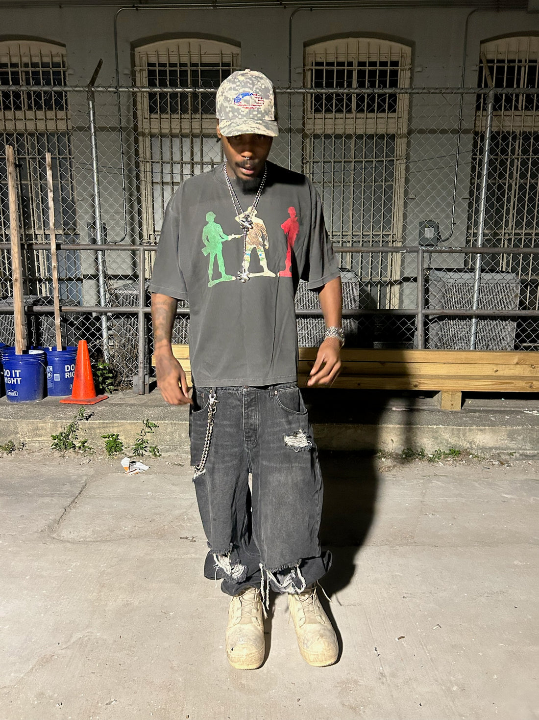 Mexico Soldier T Shirt *Baggy Fit*