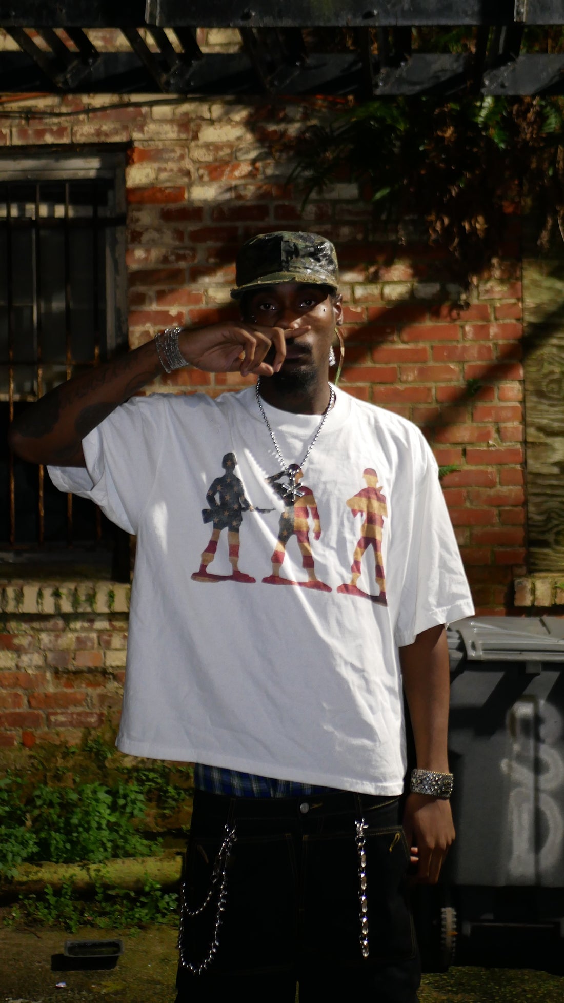 America Soldier T Shirt *Baggy Fit*