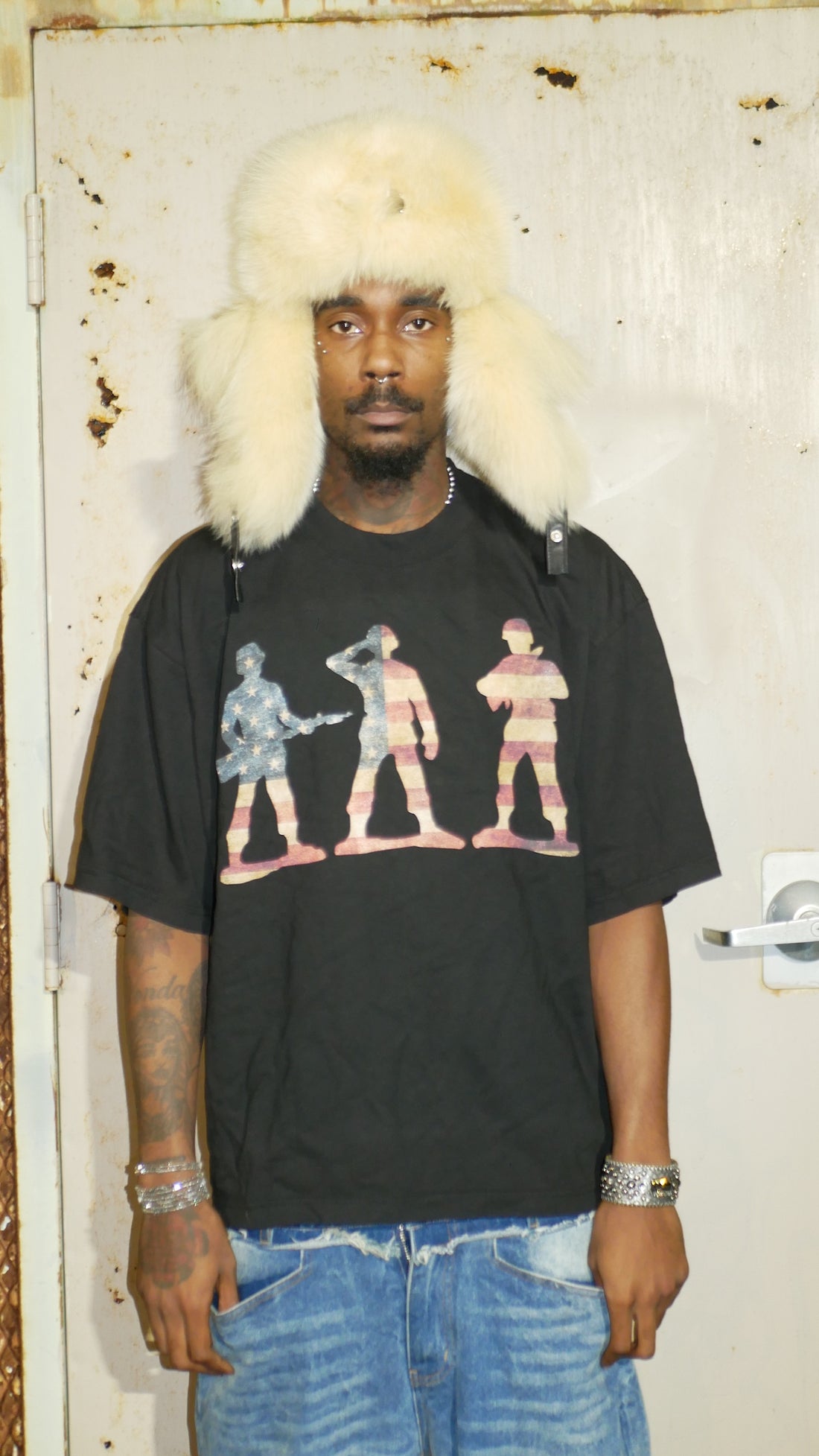 America Soldier T Shirt *Baggy Fit*
