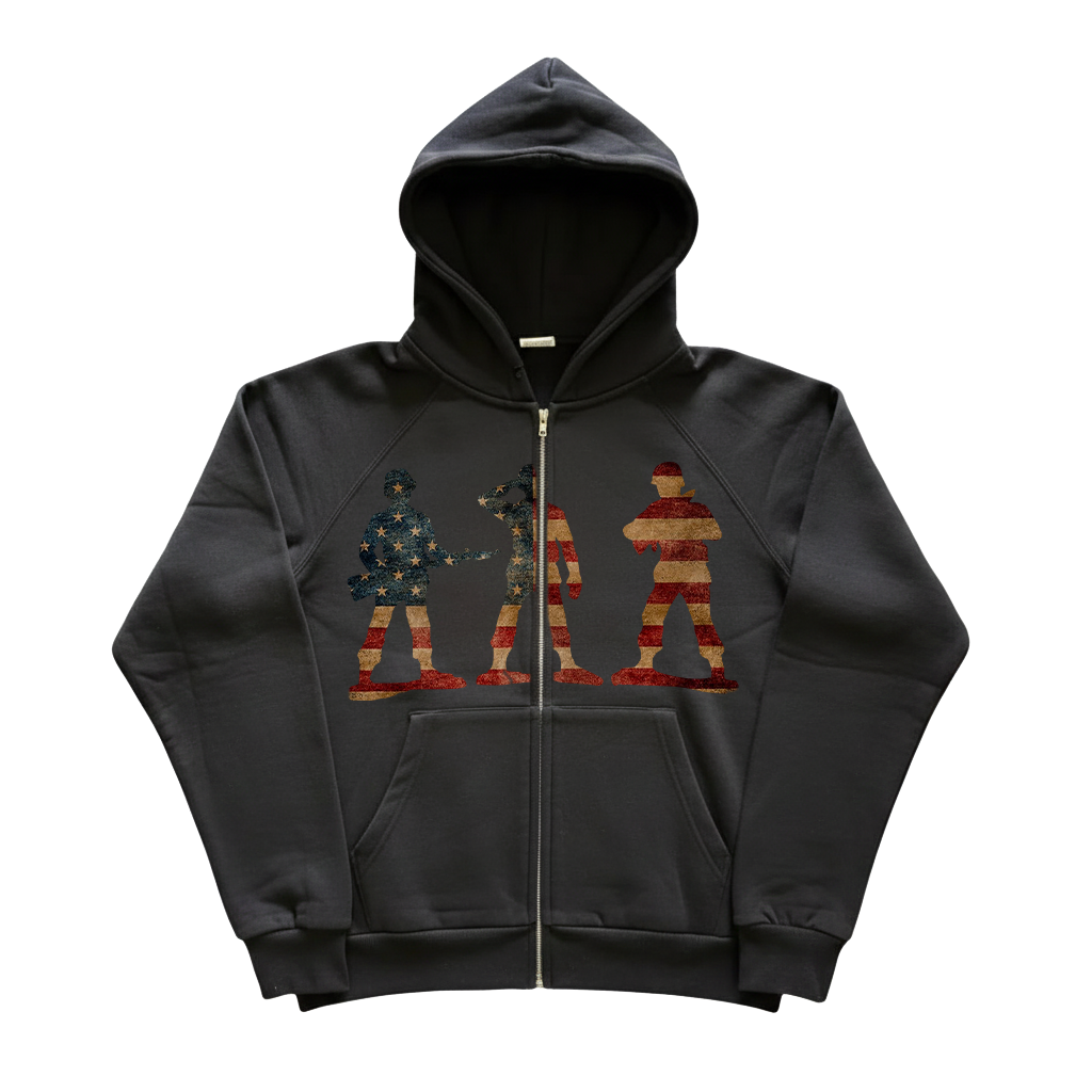 American soldier Zip-up