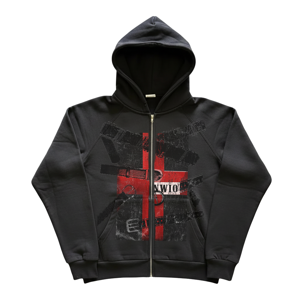 Red Cross Zip-Up
