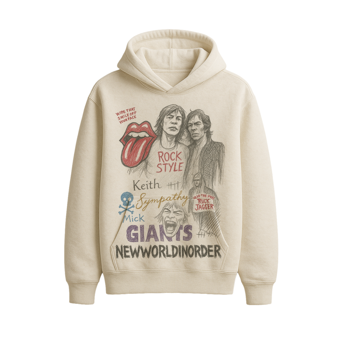 Rock Sketch Hoodie