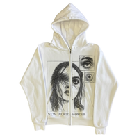 Women Sketch Zip-Up
